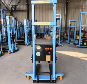 공장 가격 1T 2T 완전 전기식 휴대용 셀프 로딩 팔레트 스태커 사다리 트럭 장착 포크리프트 - Product Image 5