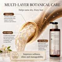 Après-shampoing parfumé au thé blanc Aoba, hydratant, soyeux, réparateur pour cheveux abîmés, secs, crépus, permanentés, OEM ODM Marque Privée