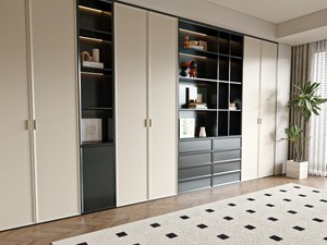 Set Moderno di Alta Gamma Personalizzato con Libreria Silenziosa, Mobile Decorativo, Scrivania ad <span class=keywords><strong>Angolo</strong></span>, Sedia per <span class=keywords><strong>Soggiorno</strong></span> - Product Image 2