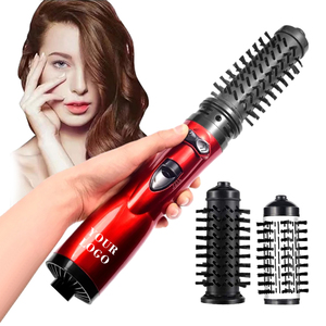 <span class=keywords><strong>Brosse</strong></span> sèche-cheveux bouclante 3 niveaux de chaleur pour des boucles naturelles longue durée, anti-frisottis, coiffage lisse - Product Image 1