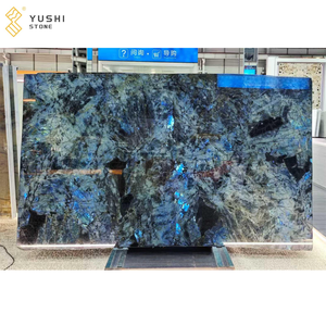 Losas de granito azul labradorita pulida de lujo Natural YUSHI para decoración de interiores de hoteles de lujo - Product Image 1