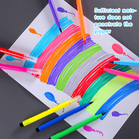 Vente en gros de stylos fluorescents à craie liquide 12/24/36/48 couleurs avec logo personnalisé Ensemble de stylos marqueurs