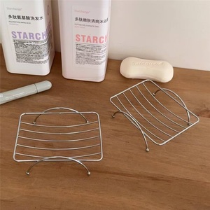 Jabonera Moderna de Acero Inoxidable sin Perforaciones con Ventosa, Soporte de Pared Impermeable para Drenaje, para Baño - Product Image 2
