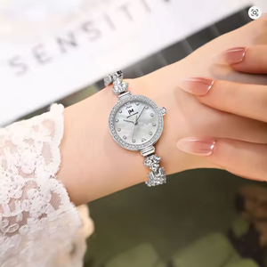 JONNY MOORE 1903 นาฬิกากันน้ำสำหรับสุภาพสตรีนาฬิกาหน้าปัดสี่เหลี่ยมเพชรนาฬิกาข้อมือควอตซ์นาฬิกาสร้อยข้อมือกล่องของขวัญนาฬิกาสำหรับผู้หญิง - Product Image 5