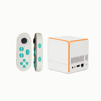 Boîte de jeu Android 4K avec 2 manettes de jeu sans fil pour le divertissement à domicile