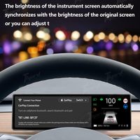 8.8in Carplay Android Auto Bluetooth WiFi USB Navigation Écran tactile IPS HUD Affichage tête haute pour Tesla Model Y Juniper 2025 2026