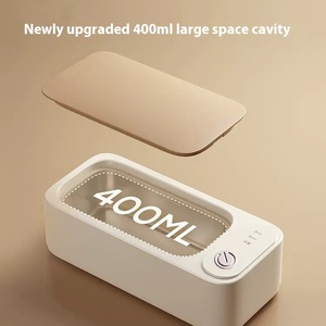Wholesale Portable 400ML Electric Household Ultrasonic <strong>Cleaner</strong> Machine Mini <strong>Watch</strong> Jewelry Eye Glasses Car <strong>Cleaner</strong> - Product Image 5