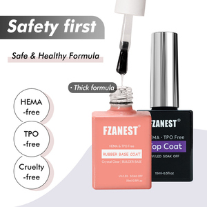 Fan Hema ชุดเจลแต่งขอบยางรุ่นทีพีโอ, ชุดเจลเคลือบเล็บเจลทาเล็บเจลเอสมาลต์ติดทนนานสำหรับซ่อมแซมป้องกันเล็บ - Product Image 3