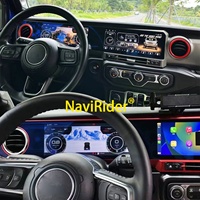 Autoradio 12,3''+12,3'' pour JEEP Wrangler JL 2018 2019 2020 2021 Gladiator, lecteur multimédia vidéo GPS Navi Carplay 4G