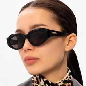 DLL5260 DL Glasses brand design tortoise black sunglasses 2021 small cateye shades for women men celebrity trendy sun glasses