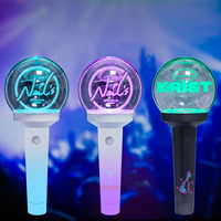 Bâton lumineux acrylique LED 15 couleurs Télécommande pour scène de concert Performance Amplificateur d'ambiance Logo personnalisé Motif plastique