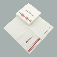 Serviettes de table jetables imprimées, résistantes et douces, hautement absorbantes, sans danger pour les aliments, personnalisables, vente en gros