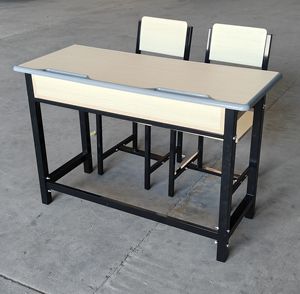 Nuevo Producto: Conjuntos de Escritorio y Silla Doble Personalizables para Aulas Universitarias, Sillas Escolares, Escritorio Escolar - Product Image 5