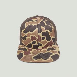 Custom 6 Panel 112 Richardson Duck Brown Camo <b>Snap</b> Back Plain <b>Cap</b> Gorras Mesh Trucker Hat - Product Image 2