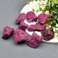 Vente en gros de cristal naturel pierre de guérison en vrac pierre brute cristal brut rubis rouge quartz pour la décoration intérieure