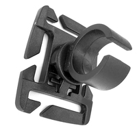 Clip de fixation rotatif à 360° en U pour lampe torche, pour sangle de sac à dos, sac de travail, sac de camping, sac de randonnée, sac d'alpinisme