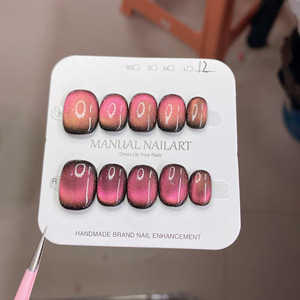Ongles press-on œil de chat faits main sur mesure, vente en gros mixte, livraison directe disponible, directement de l'usine - Product Image 5