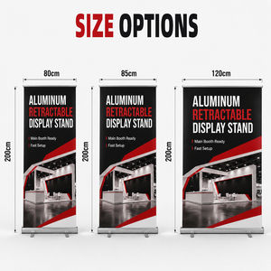 Espositore <span class=keywords><strong>Roll</strong></span>-<span class=keywords><strong>up</strong></span> Retrattile in Alluminio con Stampa HD Personalizzata, Portatile e di Alta Qualità per Negozi di Abbigliamento, Novità per Promozioni Retail - Product Image 4