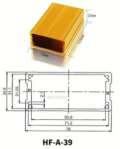 Customizable Aluminum Alloy Control Box with IP54 Protection and Powder Coating for Car GPS Tracker <b>Enclosure</b> - Product Image 5