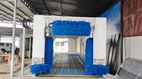 Machine de lavage de voitures professionnelle à conception améliorée avec système de contrôle PLC à distance et sécheur d'air pour station de lavage automobile