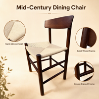 Chaises de salle à manger en bois massif au design moderne pour la maison et l'hôtel