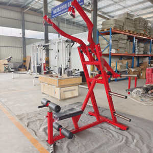 Máquina comercial ISO LAT PULLDOWN con placa cargada con doble marco <span class=keywords><strong>de</strong></span> acero reforzado para centros <span class=keywords><strong>de</strong></span> fitness - Product Image 6