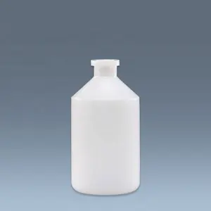 HDPE PP LDPE 100ml plastic animal vaccine bottle and injection bottle sterile vials for injection