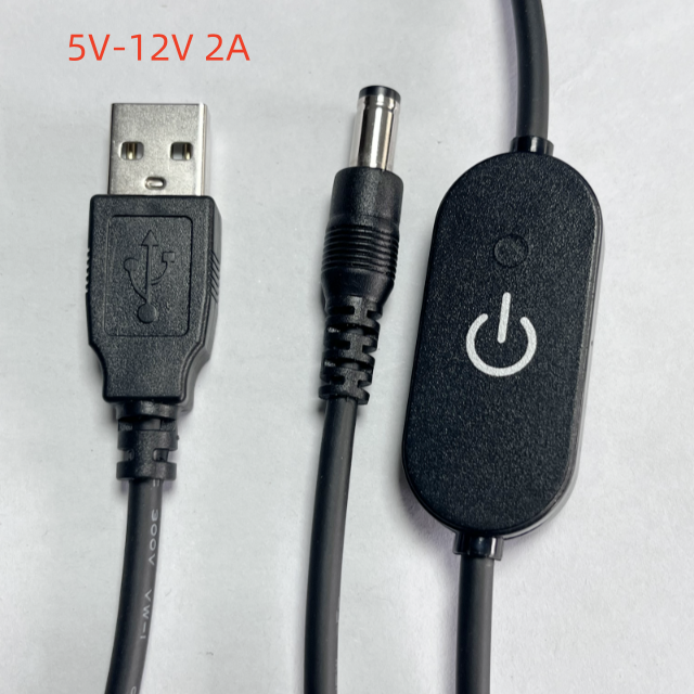 Custom USB/DC 5V-12V Endless Dimming Switch Cable for LED bar Light Box Table Lamp