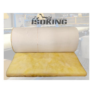 Aislamiento <span class=keywords><strong>Térmico</strong></span> Acústico de Fibra de Vidrio ISOKING HVAC MBI R11 R13 R15 R19 R20, Rollo de Lana de Vidrio con Lámina de <span class=keywords><strong>Aluminio</strong></span> y Barrera de Vinilo Blanco - Product Image 3