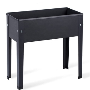 แท่นยืนโลหะเคลือบผงพร้อมกล่องดอกไม้สำหรับตกแต่งงานแต่งงานกลางแจ้ง - Product Image 2