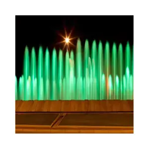 Музыкальный фонтан большого размера с rgb подсветкой, yixing city, профессиональный фонтан от производителя