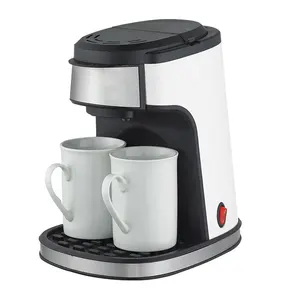 RL-CM6619 damla kahve makinesi ile iki seramik bardak amerikan kahve kolay kullanım