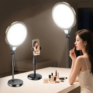 Panneau lumineux LED rond souple de 10 pouces, éclairage d'appoint pour photographie, idéal pour les portraits, le streaming en direct et la <span class=keywords><strong>création</strong></span> <span class=keywords><strong>vidéo</strong></span> – Vente directe usine - Product Image 1