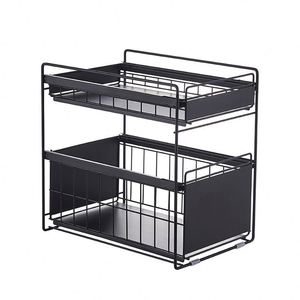 <b>Kitchen</b> <b>Racks</b> - Sink Pull-out Storage <b>Rack</b>, Multi-layer Sliding Shelves, Suitable for Cabinets - Product Image 1