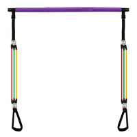 Gedeng – Ensemble d'équipements de fitness pour la maison : Bande de résistance, barre de yoga et pilates, bâton portable pour tonification musculaire