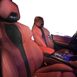 X3 X5 <span class=keywords><strong>X6</strong></span> M3 M5 M6 Series Upgrade M Accesorios para el interior del automóvil Asiento de cubo de carreras deportivas Cubierta de cuero personalizada y esponja - Product Image 1