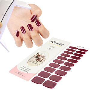 Huizi Uv Gel al por mayor: Nuevas pegatinas de gel UV para uñas, producto de belleza para uñas, envolturas de gel semicurado para uñas. - Product Image 4