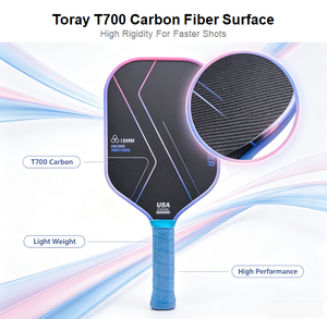 ไม้พายพิคเคิลบอลมาตรฐาน USAPA รุ่น T700 คาร์บอนไฟเบอร์ โครงสร้างแบบ Thermoformed  แกนกลางรังผึ้ง GEN5 หนา 16 มม. รองรับ OEM ODM - Product Image 3