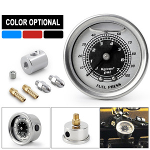 CNSPEED Manomètre de pression de carburant analogique 0-100PSI pour Honda Civic avec kit adaptateur - Product Image 1