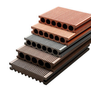 CE certificato UV-stabile WPC Decking Design moderno legno composito di plastica <span class=keywords><strong>per</strong></span> giardino esterno a due colori ad alta resistenza impermeabile - Product Image 1