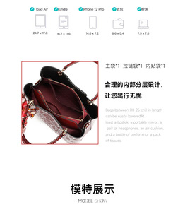 Nouveaux sacs à bandoulière de créateurs de mode, sacs à main en cuir PU de haute qualité, sacs messager décontractés, sacs à main et pochettes de luxe pour femmes - Product Image 3