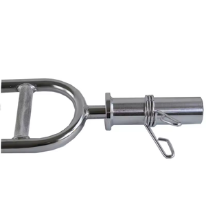 <strong>Square</strong> Frame Ring Rod Frame bar Device Electroplating Double Grip Ring Weightlifting <strong>Barbell</strong> - Product Image 2