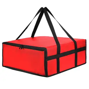 2024 Custom Logo Pizza Carrier Insulated Bags Large For Deliveries Insulated Pizza Carrier Delivery Bag