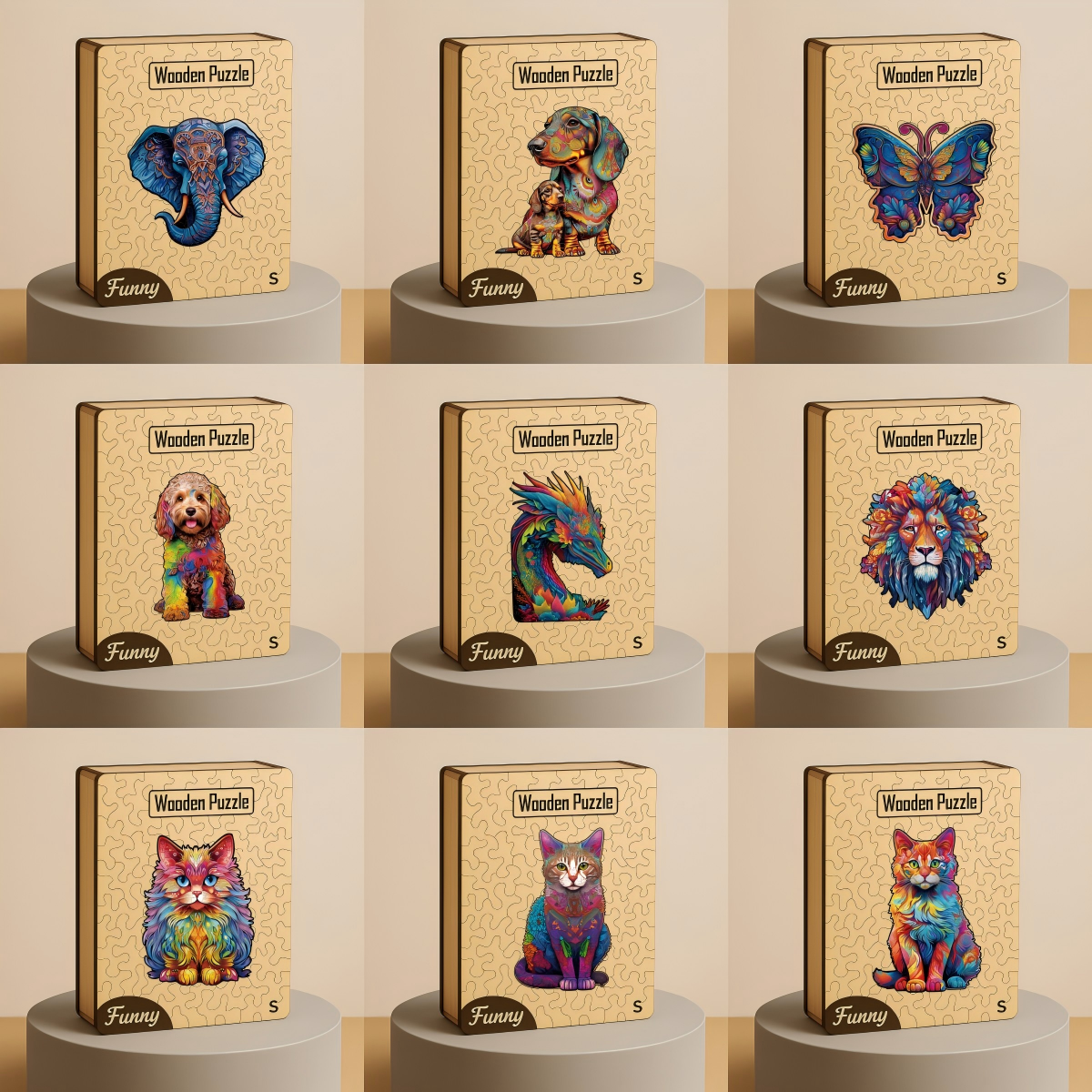 Styles d'animaux (MOQ 10)