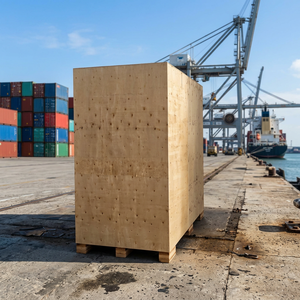 Eco-Friendly ISPM 15 Heavy Duty Wooden Shipping <b>Crate</b> Reusable Industrial Logistics Packaging Vietnam Manufacturer Custom Logo - Product Image 1