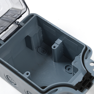 IP66 không thấm nước ngoài trời duy nhất cắm ổ cắm ABS nhựa CE chứng nhận tường Ổ Cắm Điện Thời tiết bằng chứng - Product Image 5