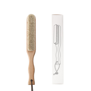 Brosse de nettoyage en bois à manche en bois pour vêtements, lit, chapeaux en <span class=keywords><strong>feutre</strong></span> et crin de cheval (<span class=keywords><strong>noir</strong></span>) – Vente en gros - Product Image 3