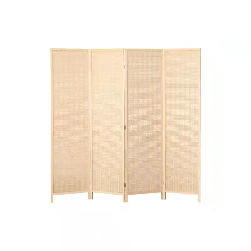 Space Saving Room Divider Partition Privacy Screen White 4 Panel Room Divider For Bedroom