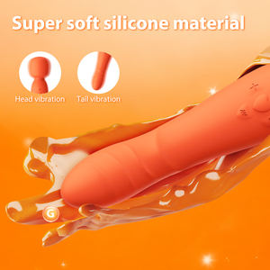 रिचार्जेबल वाटरप्रूफ दोहरी-पक्षीय वाइब्रेटर wand वयस्क सेक्स खिलौना जी-स्पॉट क्लिटोरल उत्तेजक यौन मालिश ऐप वाइब्रेटर महिलाओं के लिए - Product Image 4