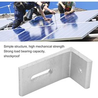Supports de montage solaire en aluminium de qualité supérieure, 10 pièces, en forme de L, pour toiture PV, fixation sur tuiles, système d'installation de panneaux solaires